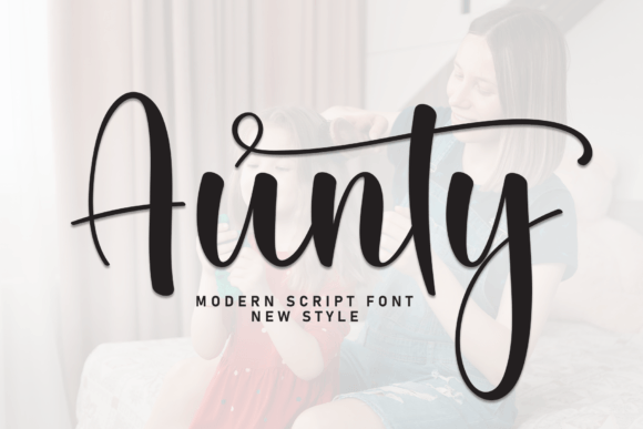 Aunty Handwritten Font — Elegance in Every Stroke