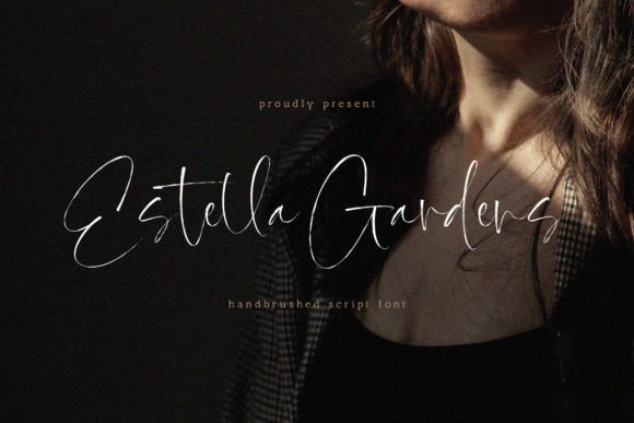 Estella Gardens – A Hand-Brushed Script Font for Creative Work