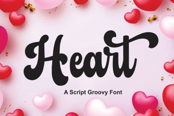 Heart Font: Bold Script Typography That Captivates
